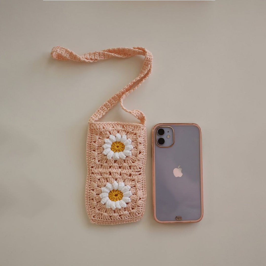 Hand Crochet Mobile Pouch