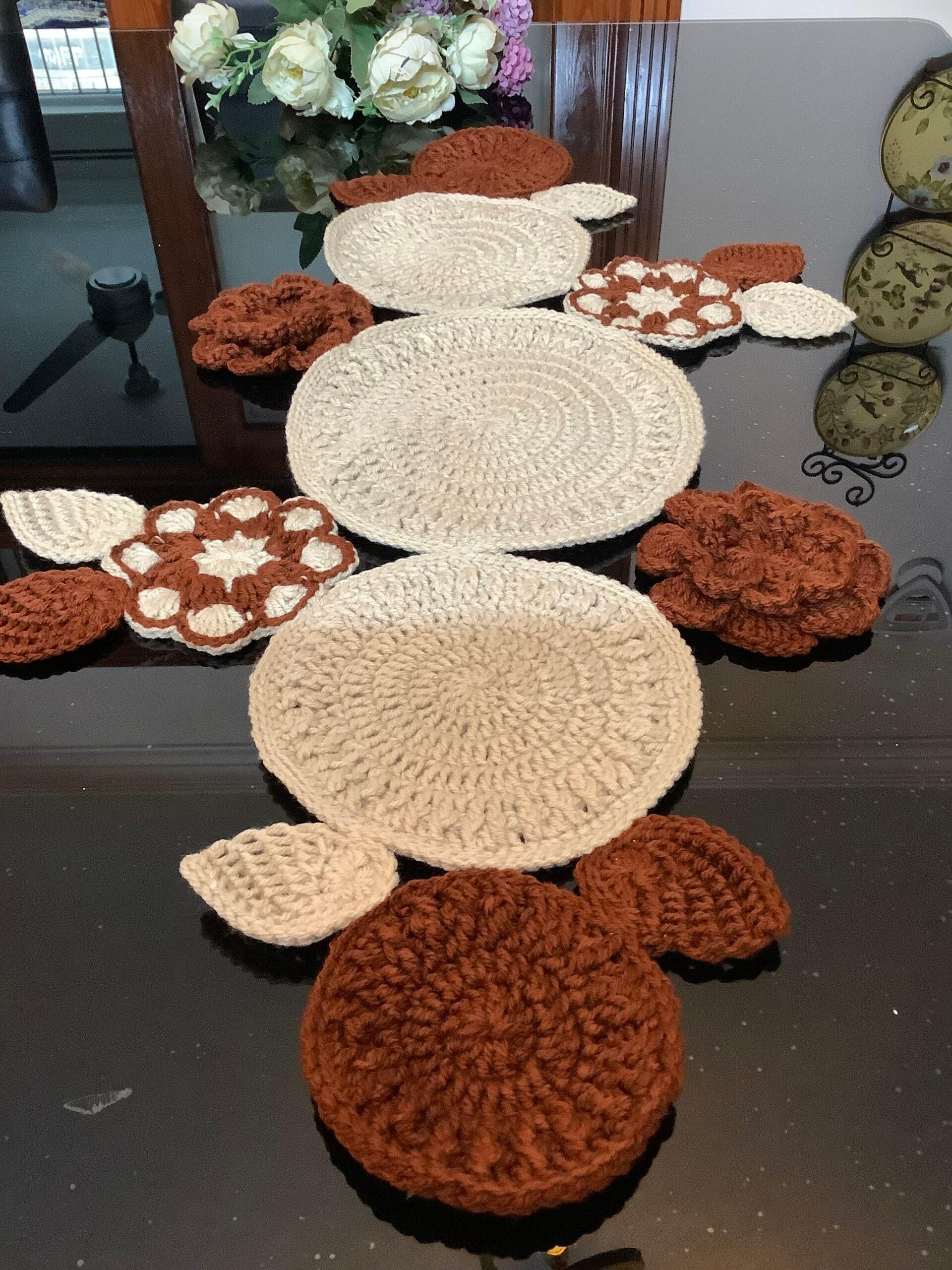 Hand-Crocheted Table Runner